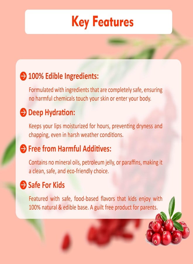 Moolveda Lip Balm Roll on with Gojiberry & 100% edible ingredients & no chemicals, 10ml, Pack of 2 - Image 4